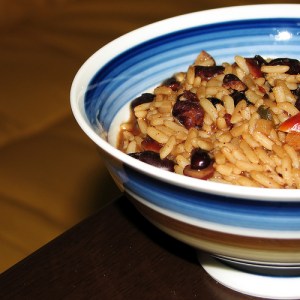 black beans and rice